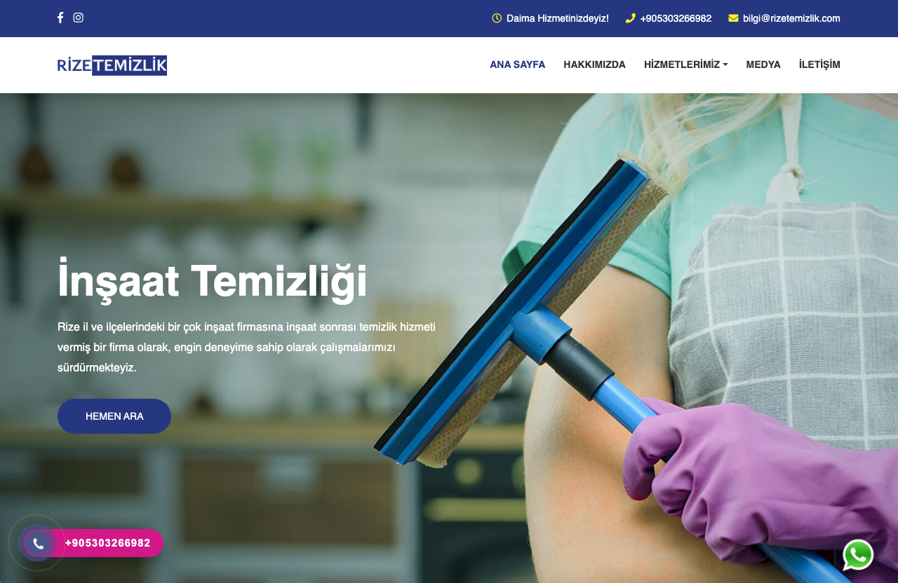 Rize Temizlik projesi